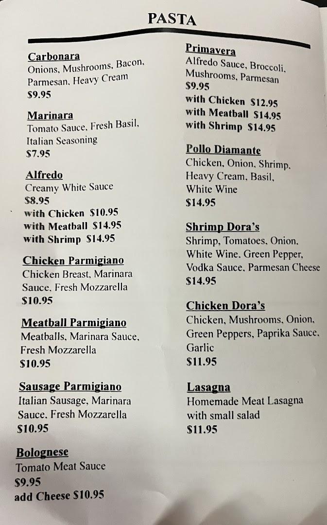 Dora's Pizza